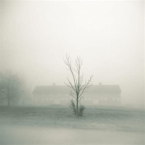Foggy Morning Scene With Barn Photographic Print Kevin Cruff