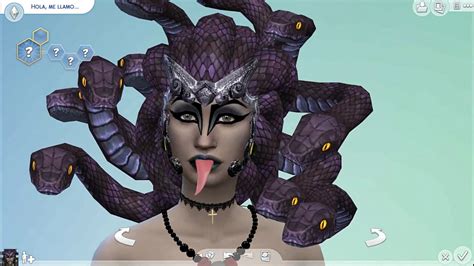 The Sims 4 Medusa En Dos Colores Youtube