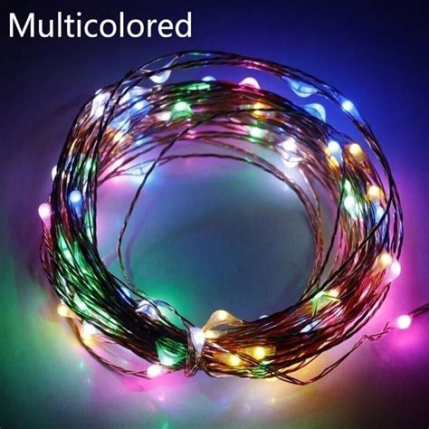 Cheap Colorful Waterproof Christmas Decoration Color Copper Wire String