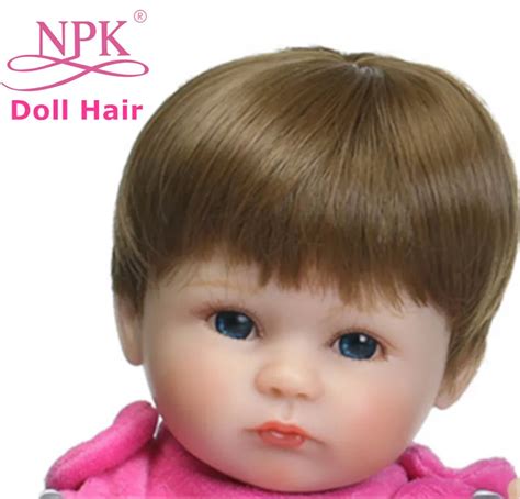 Npk Reborn Baby Doll Hair Wig Soft Good Quality Boneca Bebes Reborn