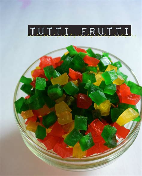 How To Make Tutti Frutti At Home Candied Fruitdry Fruit Bites