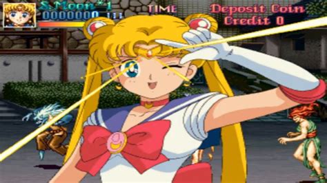Pretty Soldier Sailor Moon Cave 68000 Hardware All Special Attacks Animations Super Move