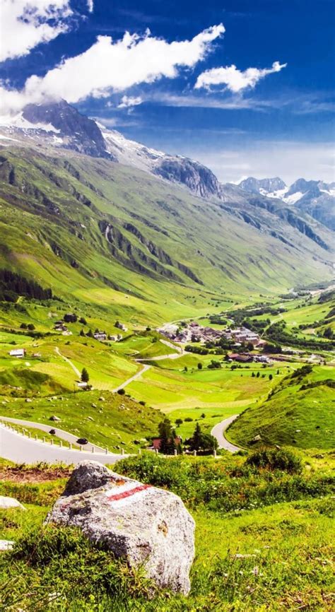 Roads You Need To Drive In Your Lifetime Swiss Alps Valley Switzerland