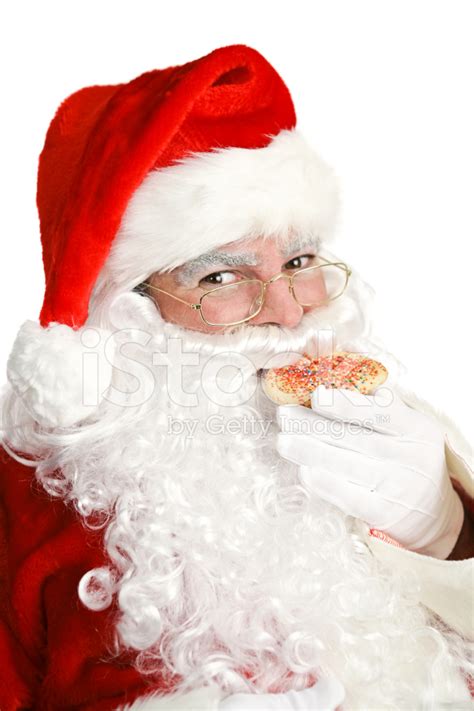 Eating Christmas Cookies Clipart Santa Claus Eating Christmas Cookie
