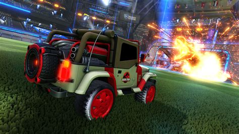 Jurassic Park Jeep Is Coming To Rocket League Usgamer