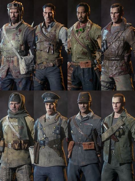 Nikolai Belinski Edward Richtofen Takeo Masaki Tank Dempsey Primis