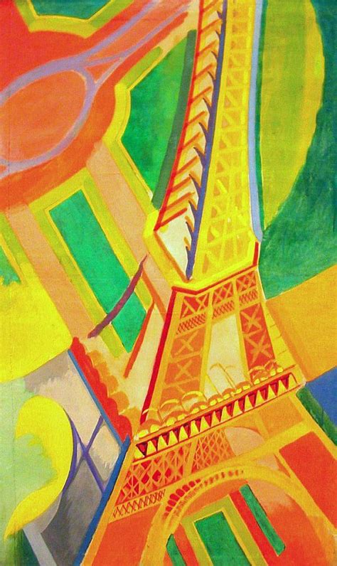Torre Eiffel 1926 Robert Delaunay Musée Dart Moderne De La Ville