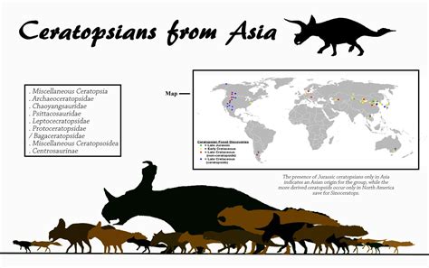pgr14art a selection of ceratopsians from asia asia
