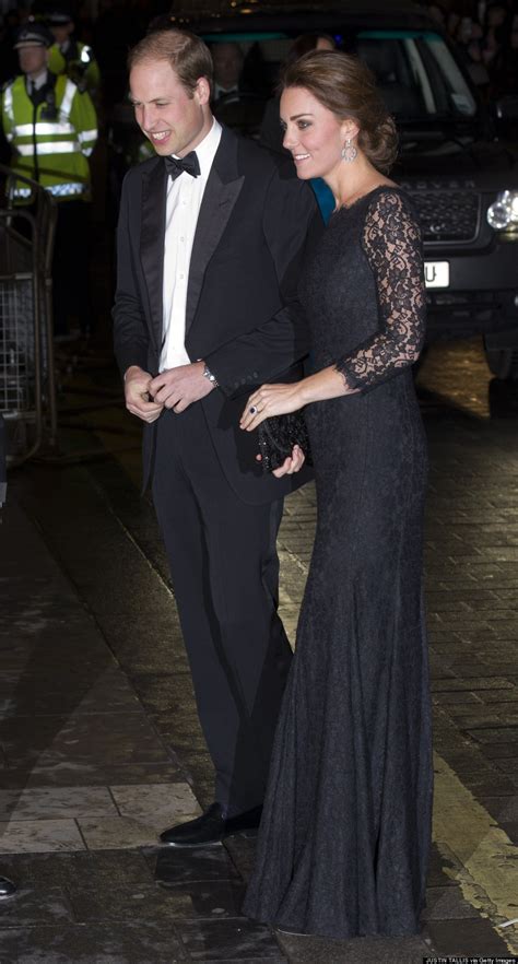 Kate Middletons Black Lace Dress Is Her Most Regal Look Yet