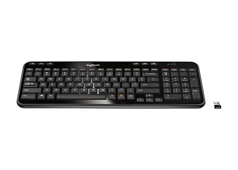 Logitech Wireless Keyboard K360 Keyboard Canadian French Glossy