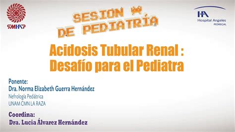 Acidosis Tubular Renal Desaf O Para El Pediatra Youtube
