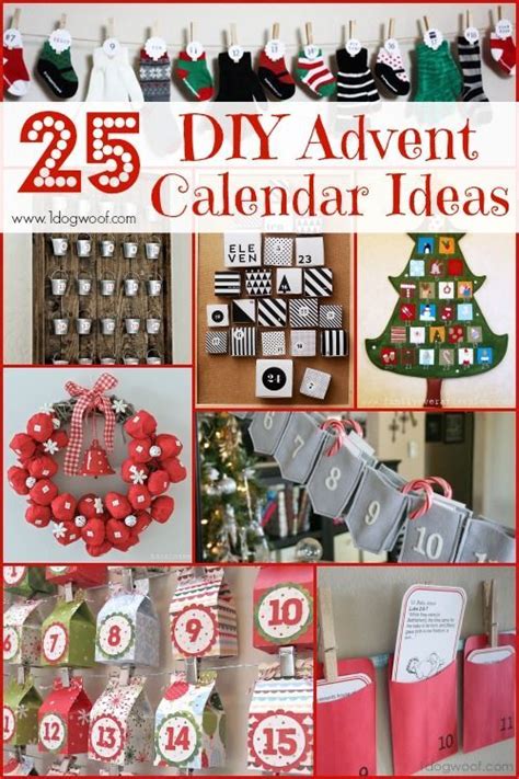 Diy advent calendar gift ideas for boyfriend. 25 DIY Advent Calendar Ideas Roundup | One Dog Woof ...