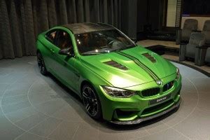 Java Green BMW M4 Looks Hardcore Photo Gallery