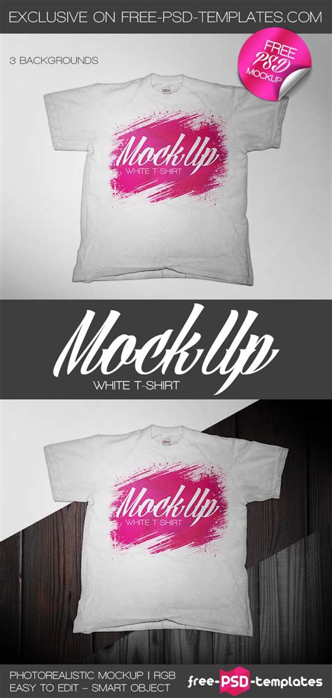 Download Free White T-Shirt Mockup | free-psd-templates.com | #free ...