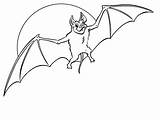 Bat Halloween Coloring Bats Drawing Baseball Outline Printable Getdrawings Results Getcolorings sketch template