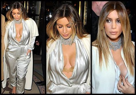 Kim Kardashian S Wardrobe Malfunction During Dinner With Beau Kanye