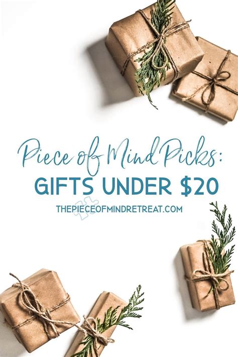 Gifts Under 20 Dollars Piece of Mind Picks  Gifts, Faux christmas