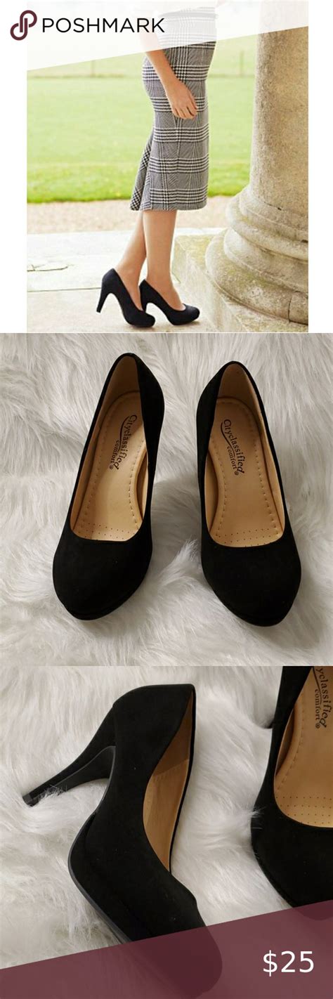 Check spelling or type a new query. JACK Black Faux Suede Pumps Heels in 2020 | Suede pumps ...
