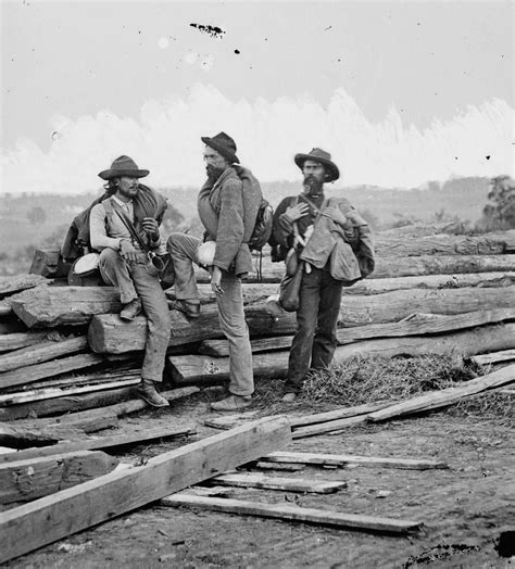 Three Confederate Prisoners From The Battle Of Gettysburg