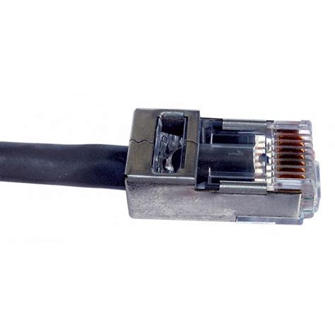 Platinum Tools Shielded Ez Rj45 Connector For Cat5e And Cat6 With