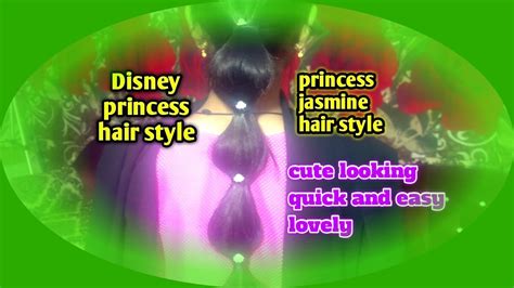 Disney Princess Hair Styles Princess Jasmine Hairstyle Cute Looking Moonlight Beauties