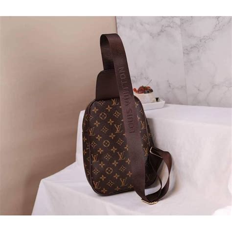 Louis Vuitton Monogram Chest Sling Bag Leather Crossbody Bag Waist Pack Bag Lv Geronimos Women