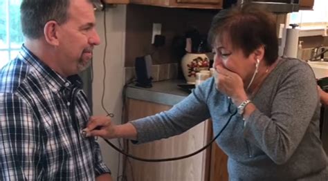 The Touching Moment Mom Hears Her Sons Heart Beat Again In Transplant Recipient