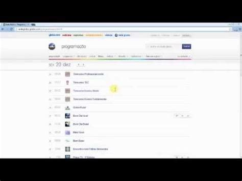 Rede Globo - Horário de verão 2012/2013 - Mudanças na ...