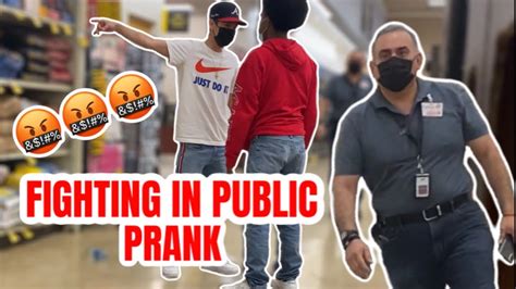 Fighting In Public Places Prank Part 2 Cops Called Youtube