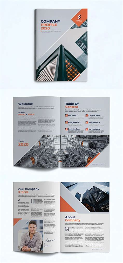 Company Profile Layout Design Company Profile Design Company Profile