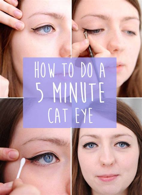 How Do To A Five Minute Cat Eye Cat Eye Makeup Kiss Makeup Love