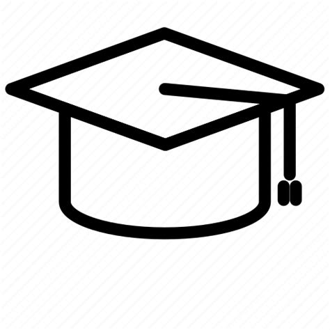 Education Graduation Cap Hat Learning School University Icon