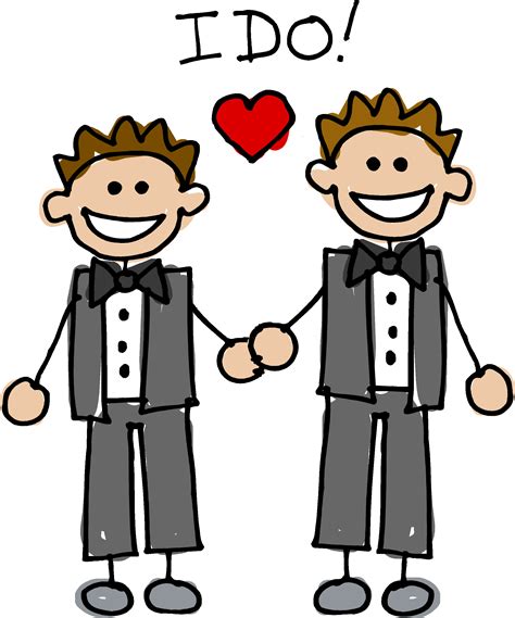 Vector Royalty Free Groom Free Download Wedding Clip Same Sex Marriage Clip Art Png Download