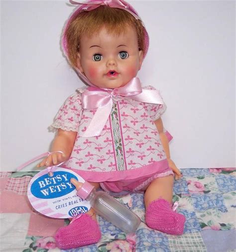 Rare 1964 Vintage Ideal Bw 13 Betsy Wetsy Doll In Original Outfit
