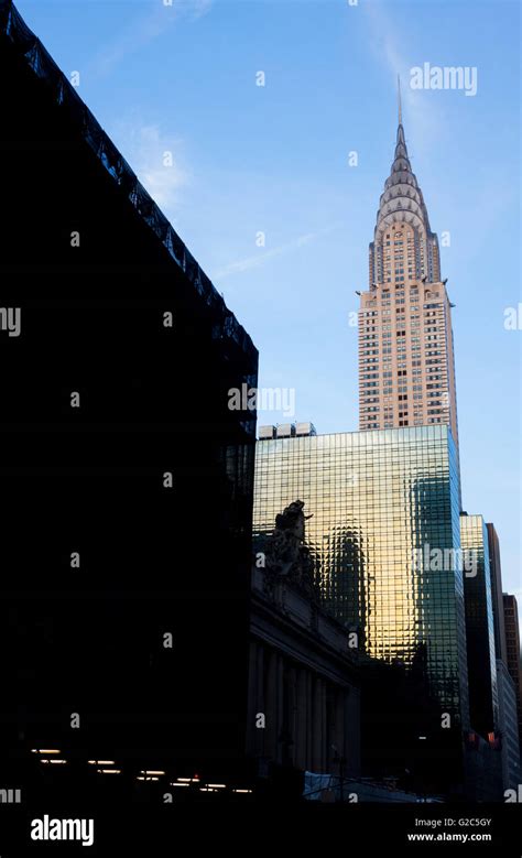 The Chrysler Building At 42nd Street And Lexington Avenue In New York
