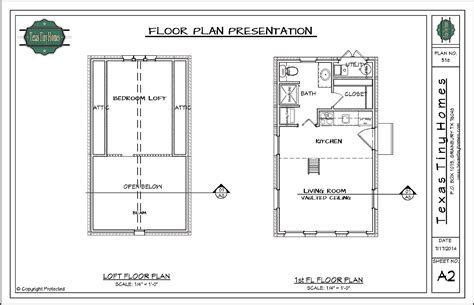 Texas Tiny Homes Plan 516