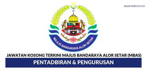 There are 103 kerja kosong in alor setar and related to jawatan kosong alor setar, jobs for alor setar, alor setar job openings, alor setar job vacancies, alor setar job opportunities at jawatan kosong 2020. Jawatan Kosong Terkini Majlis Bandaraya Alor Setar (MBAS ...