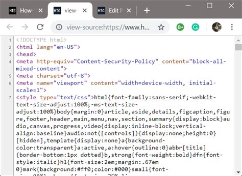 Www Htmlandcssbook Com View Source - How to View the HTML Source in Google Chrome