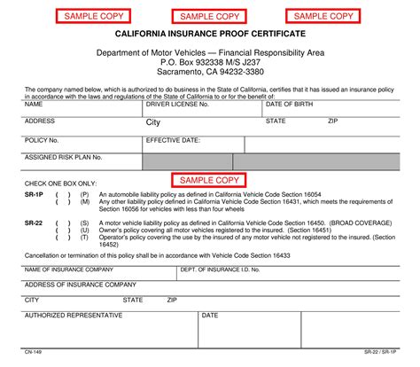 What Is An Sr 22 Certificate Of Insurance