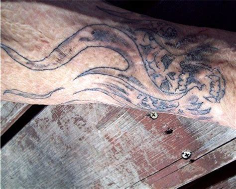 Scott is very happy with his new tattoo and can hardly wait to get more. Tattoos On Burn Scars