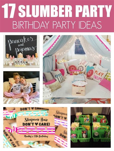 Birthday Sleepover Ideas Girls Slumber Party Tween Parties Slumber