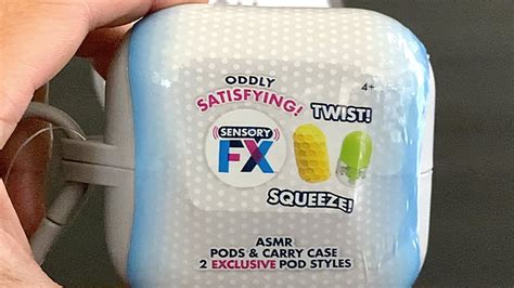 Sensory FX ASMR Pods Case Opening Squeeze And Twist Oddly Satisfying Sounds YouTube
