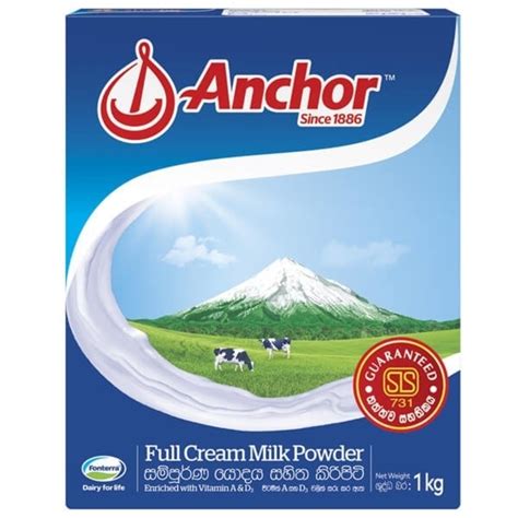 Anchor Full Cream Milk Powder 1Kg Jungle Lk