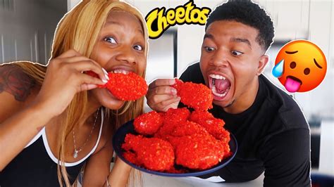 How To Make Fried Flamin Hot Cheetos Chicken Wings Cooking With Tatianna And Tyjae Youtube