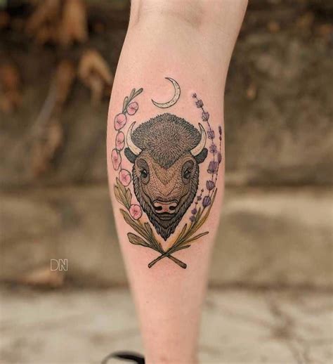 Excellent custom tattoos in tacoma, wa. tattoos on back of shoulder #Tattoosonback | Bison tattoo ...