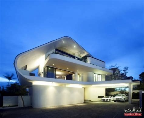 1 صور افضل واجهات فلل حجر; واجهات فلل حديثة في الامارات - قصر الديكور