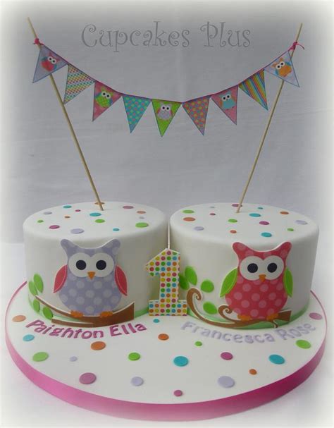 Birthday Cakes For Twins Decorated Cake By Janice Cakesdecor