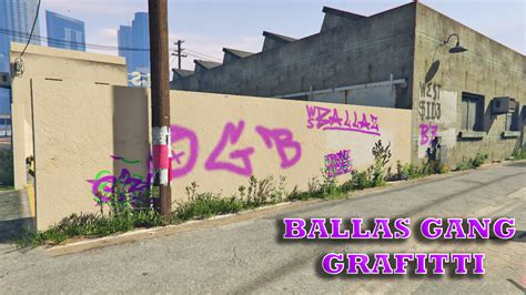 Ballas Gang Graffiti Gta5