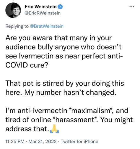 Eric Weinstein Speaking Hard Truth To His Bro Decodingthegurus