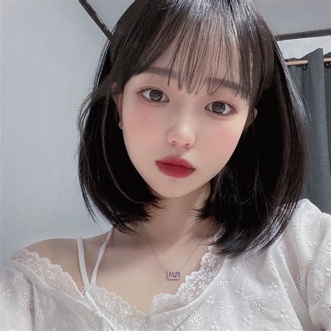 김수현 On Instagram 🙂 In 2020 Ulzzang Short Hair Cute Korean Girl